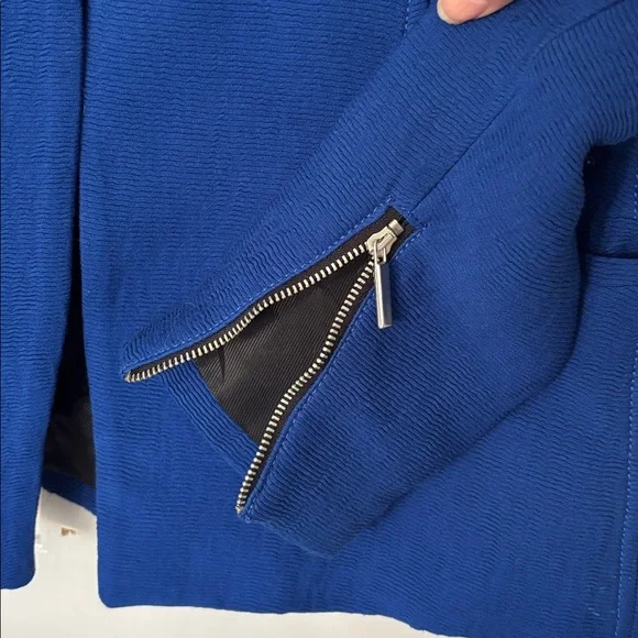 Zara Blue Jacket blazer - Picture 6 of 10